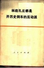 林彪孔丘都是开历史倒车的反动派