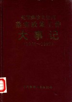 楚雄彝族自治州落实政策工作大事记 1976-1992