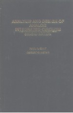 ANALYSIS AND DESIGN OF ANALOGINTEGRATED CIRCUITS 1984.