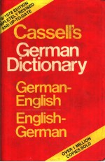 Cassell's German Dictionary　　（German-English English-German）