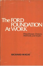 The FORD FOUNDATION At WORK