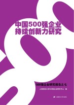 中国500强企业持续创新力研究  500强企业研究报告  7