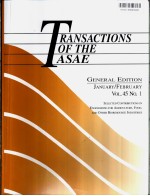 TRANSACTIONS OF THE ASAE GENERAL EDITION Volume45 Number1-6