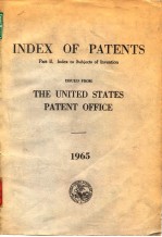 U.S.Patent Office.Index of patents