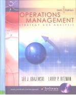 Operations management:strategy and analysis （Sixth edition）