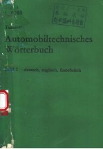 Tutzauer Automobiltechnisches Worterbuch Band 2