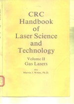 CRC Handbook of Laser Science and Technology Volume II Gas Lasers