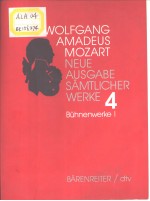 WOLFGANG AMADEUS MOZART NEUE AUSGABE SAMTLICHER WERKE 4