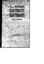 The Practical Dictionary of Electricity and Electronics Includes Handbook 1959.