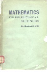 Mathematics for the Physical Sciences