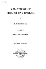 A Handbook of Present-day English by E.Kruisinga