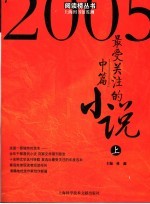 2005最受关注的小说 中篇 上