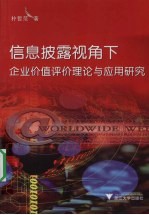 信息披露视角下企业价值评价理论与应用研究