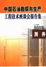 中国石油勘探与生产工程技术座谈会报告集 2003 测井