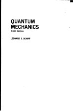 QUANTUM MECHANICS THIRD EDITION