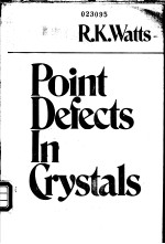 Point defects in crystals