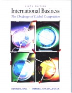 International Business：The Challenge of Global Competition