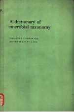 A dictionary of microbial taxonomy