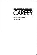 CAREER DEVEOPMNTS TEACHER’S BOOK