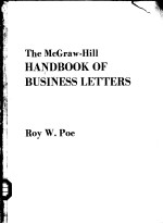 THE MCGRAW-HILL HANDBOOK OF BUSINESS LETTERS