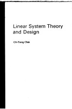 linear system theory and design