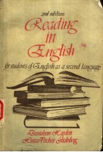 Reading in english for students of english as a second language