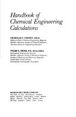 Handbook of Chemical Engineering Calculations