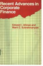 Recent Advances in Corporate Finance