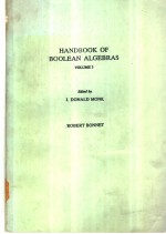 HANDBOOK OF BOOLEAN ALGEBRAS VOLUME 3