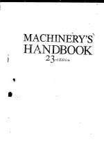 Machinery’s handbook 23rd Edition