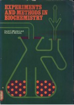 Experiments and Methods in Biochemistry