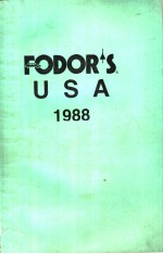 FODOR’S USA 1988