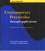 Contemporary Precalculus through applications