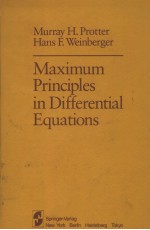 Maximum Principles in Differential Equations