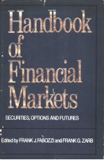 Handbook of Financial Markets