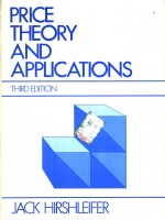 HIRSHLEIFER PRICE THEORY AND APPLICATIONS