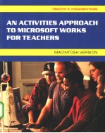 AN ACTIVITIES APPROACH TO MICROSOFT WORKS FOR TEACHERS