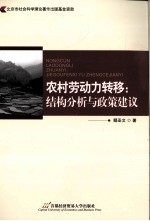 农村劳动力转移 结构分析与政策建议