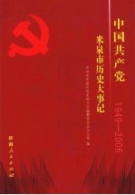 中国共产党米泉市历史大事记 1949-2006