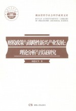 财税政策与战略性新兴产业发展 理论分析与实证研究