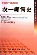 新疆生产建设兵团史志丛书 农一师简史