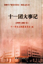 十一团大事记 1959-2003年