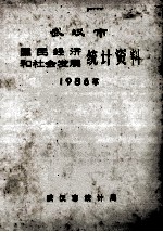 武汉市国民经济和社会发展统计资料 1986年