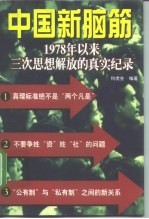 中国新脑筋 1978年以来三次思想解放的真实纪录