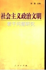 社会主义政治文明若干问题研究