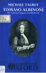 TOMASO ALBINONI The Venetian Composer and His World