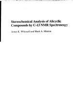 STEREOCHEMICAL ANALYSIS OF ALICYCLIC COMPOUMDS BY C-13 NMR SPECTROSCOPY