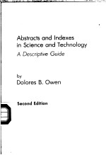 ABSTRACTS AND INDEXES IN SCIENCE AND TECHNOLOGY