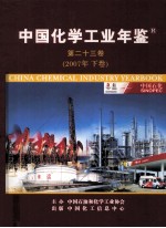 中国化学工业年鉴 2007 第23卷 下 综合篇