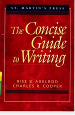 the concise gnide to writing